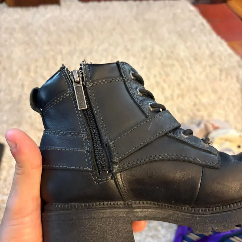 Vintage Womens Harley-Davidson Leather Boots SZ 6.5